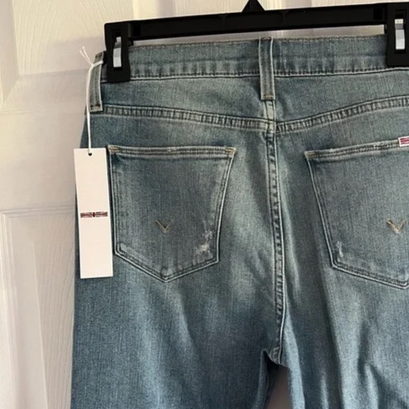 Hudson Jeans Blair Distressed High Rise Straight Leg Jeans 26 - Picture 3 of 4